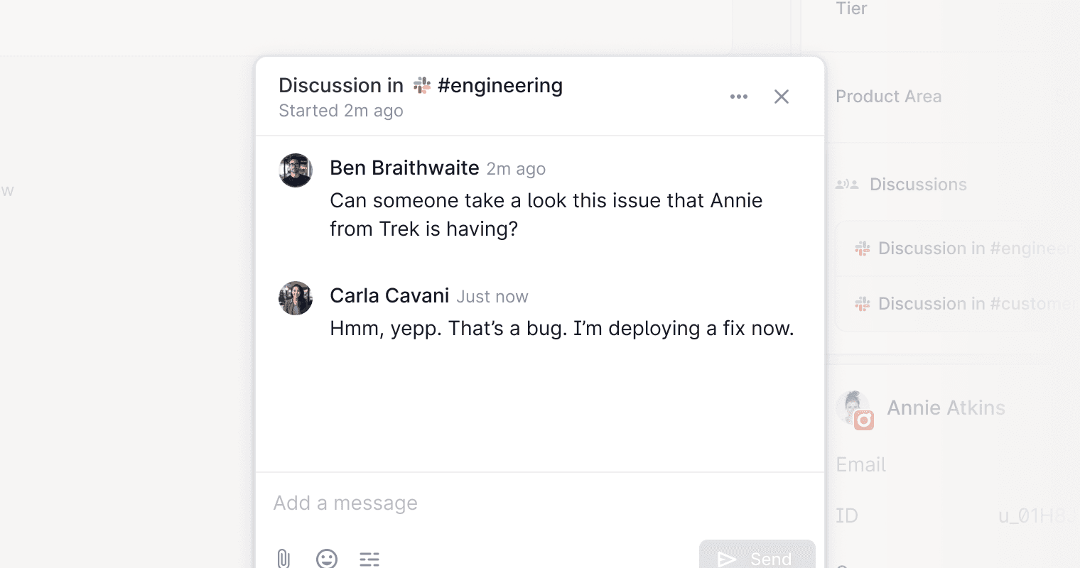 Image showing how discussions work at Plain