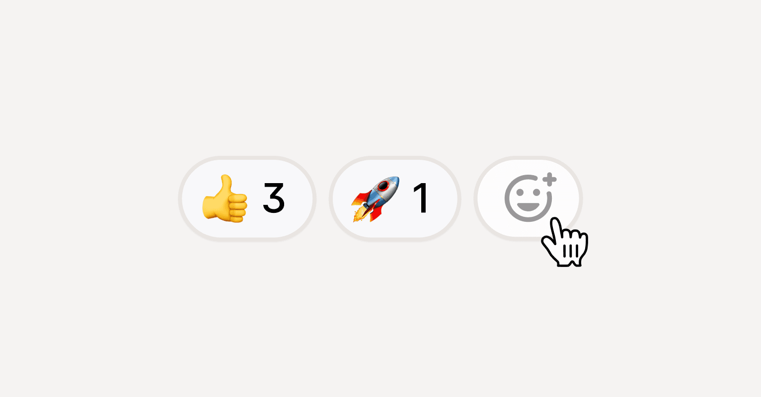 Image showing emoji reactions from Slack