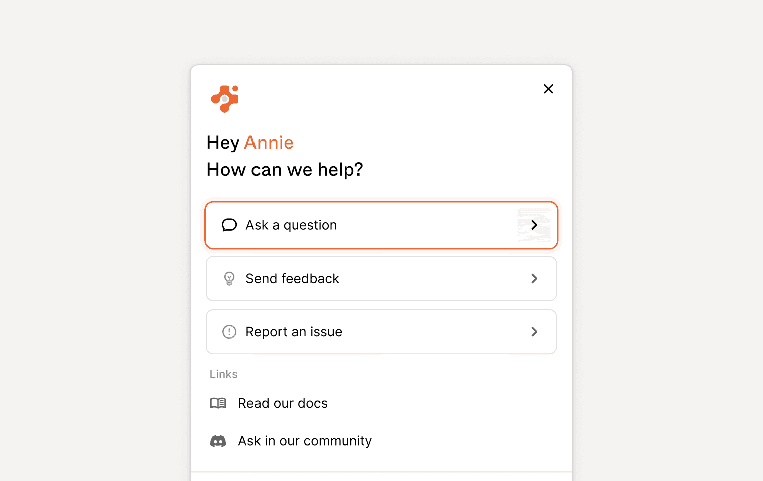 Image showing live chat in Plain